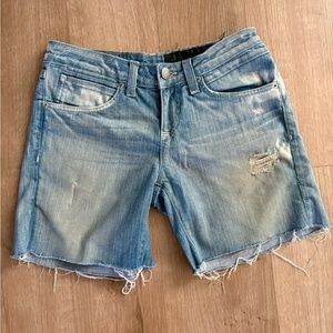 Women’s Resin “The Freja” Denim Distressed Shorts - Size 26